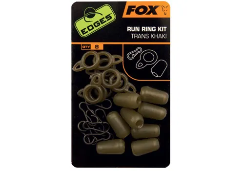 Fox EDGES Run Ring Kit - Trans Khaki szett csúszó szerelékhez