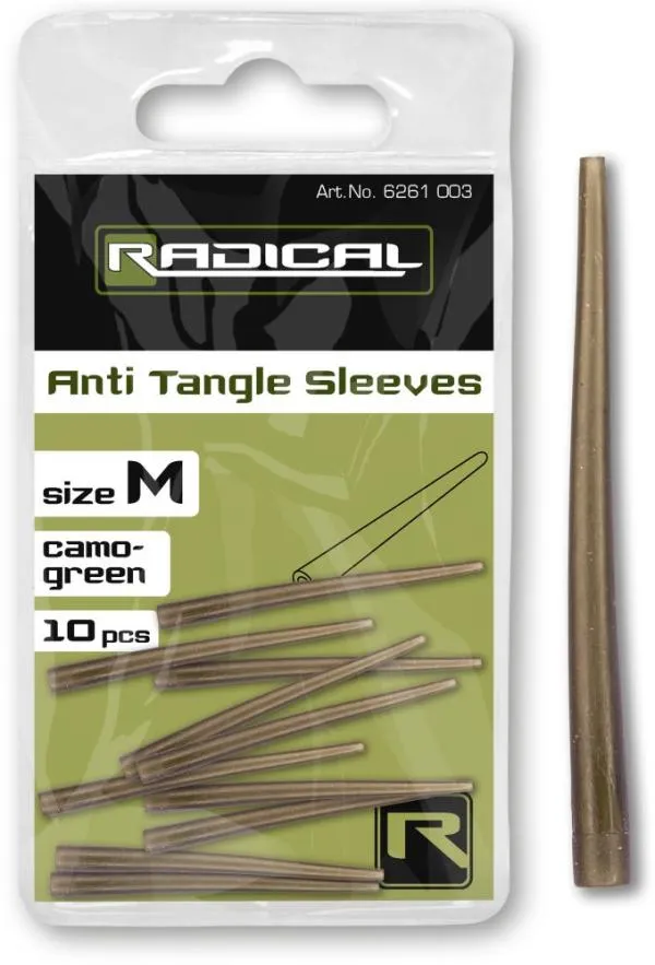 Radical Anti Tangle Sleeves M camo-green 10 darab
