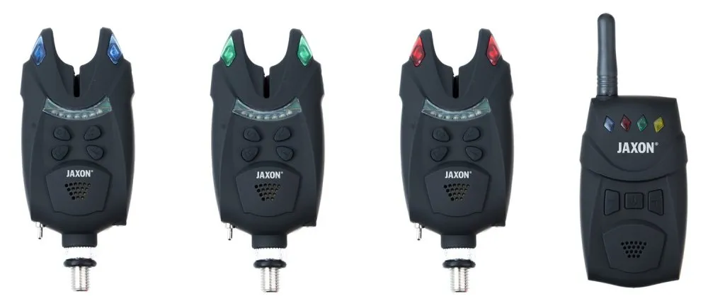 JAXON ELECTRONIC BITE INDICATORS SET XTR CARP RADIUS Receiver + 2 bite indicators