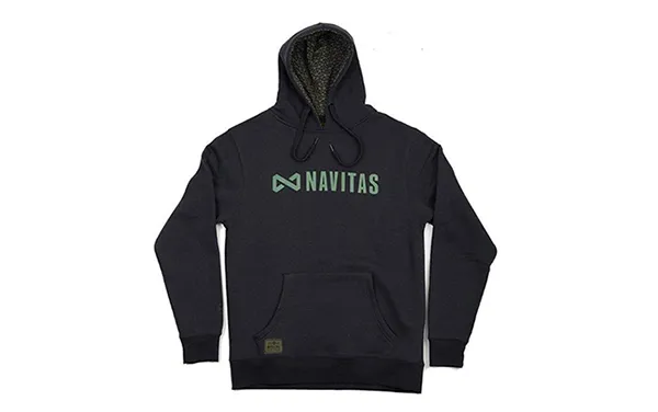 NAVITAS CORE HOODY BLACK XL fekete kapucnis pulóver