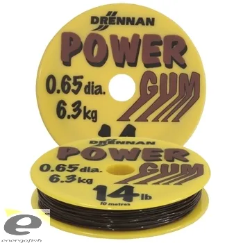 DRENNAN POWER GUM 0,65MM 14LB BARNA