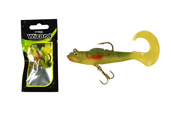 WIZARD SWIMBAIT - PADDLE PERCH - 3 INCH - FULLGREEN