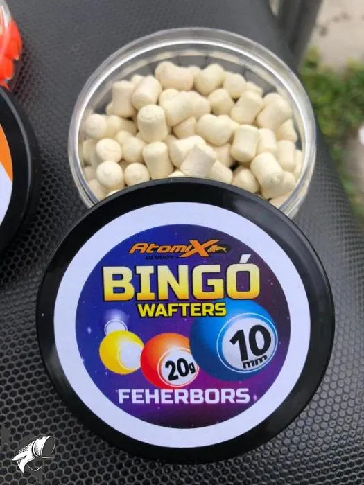 ATOMIX BINGÓ FEHÉRBORS 10MM WAFTERS