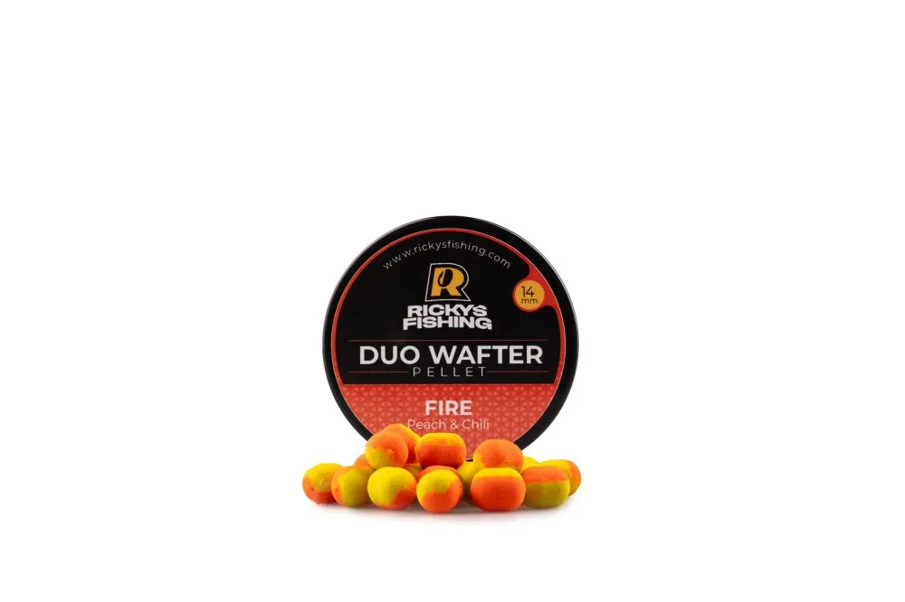 Rickys Fishing Fire – Duo Wafter Pellet 14mm Dumbell (Chili-Barack)