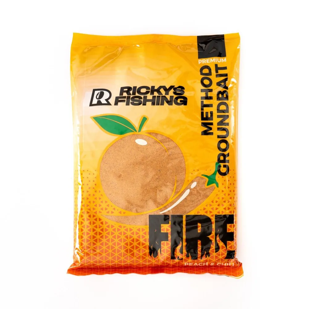 Rickys Fishing Fire – Premium Method Groundbait (Chili-Barack)