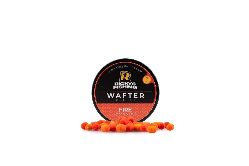 Rickys Fishing Fire – Wafter Pellet 7mm Dumbell (Chili-Barack)