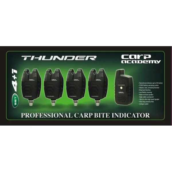 Carp Academy Thunder 4+1 Elektromos kapásjelző szett