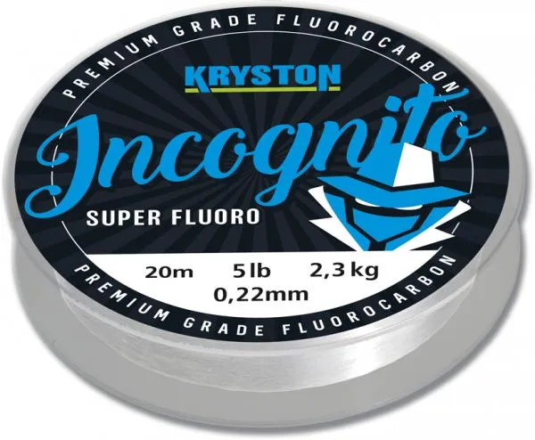 Kryston Incognito Flurocarbon előke zsinór 13Lbs 20m Clear