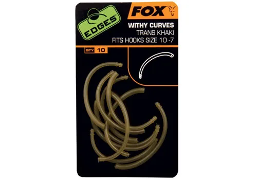 Fox EDGES Withy Curve Adaptor - Trans Khaki Hook 6 - 2 adapter