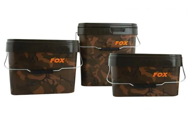 FOX Camo Square bucket 17L - terepmintás vödör