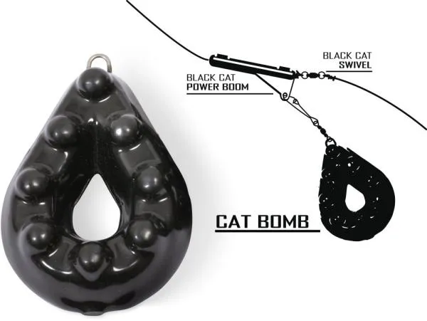 250g matt fekete Black Cat Cat Bomb