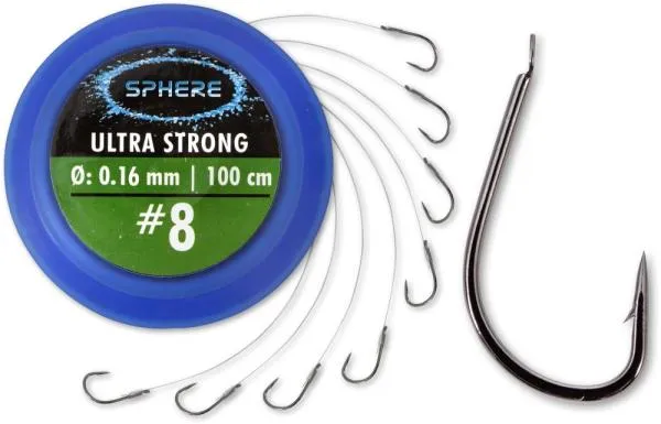 #8 Browning Sphere Ultra Strong black nikkel 2,60kg,5,70lbs ?0,16mm 100cm 8darab 0,28g