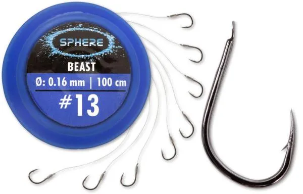 #12 Browning Sphere Beast black nikkel 2,60kg,5,70lbs ?0,16mm 100cm 8darab 0,39g