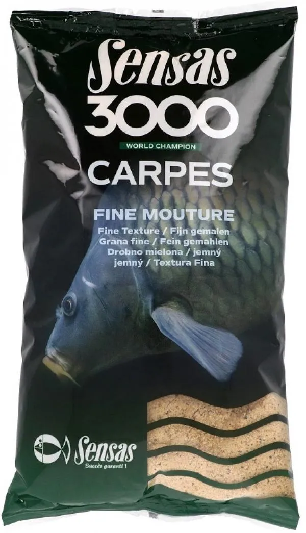 Sensas 3000 Carpes Fine Mouture (ponty-finom) 3kg etetőanyag 