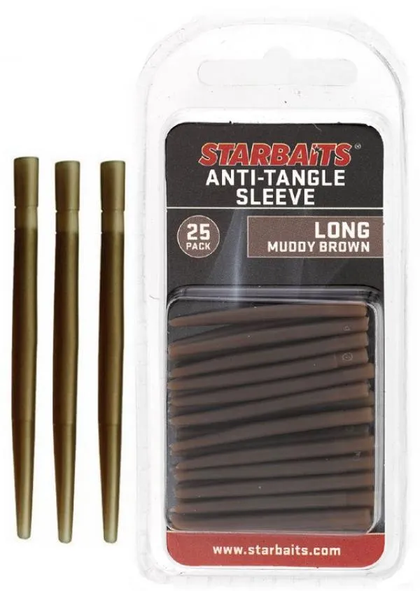 Anti Tangle Sleeve Long barna 4cm (gubancgátló) 25db