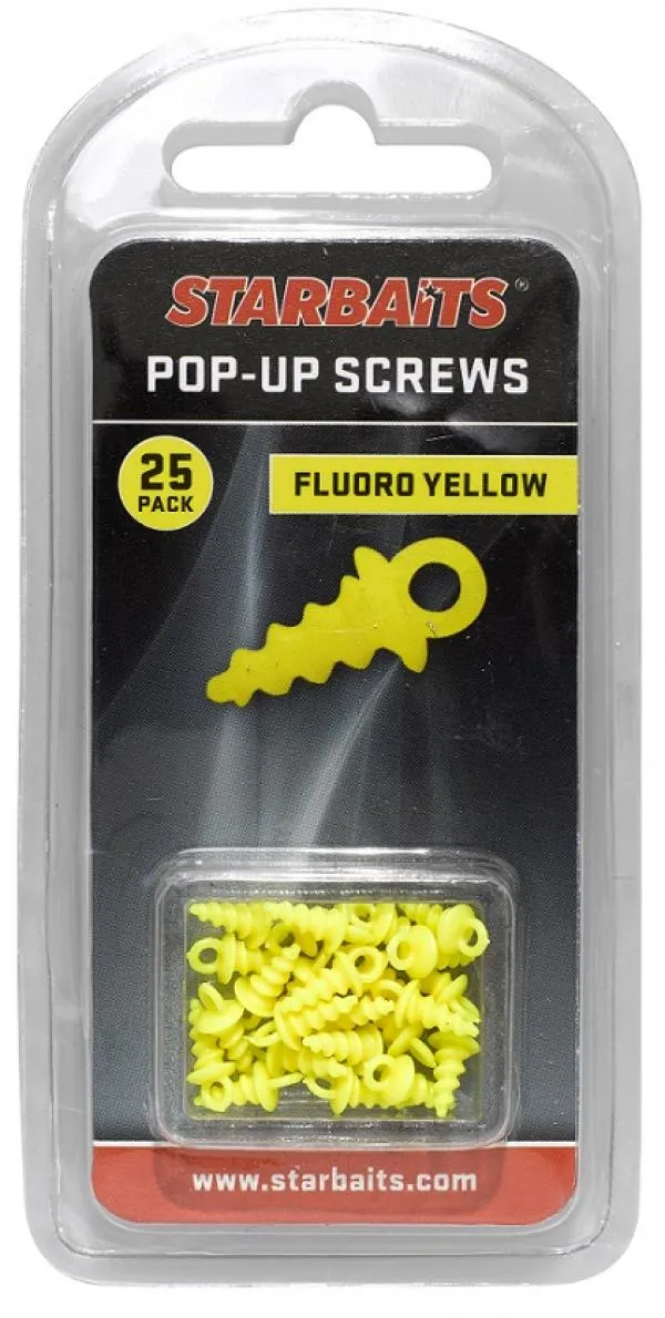 Pop Up Screws sárga (menetes bojli rogzítő) 25db