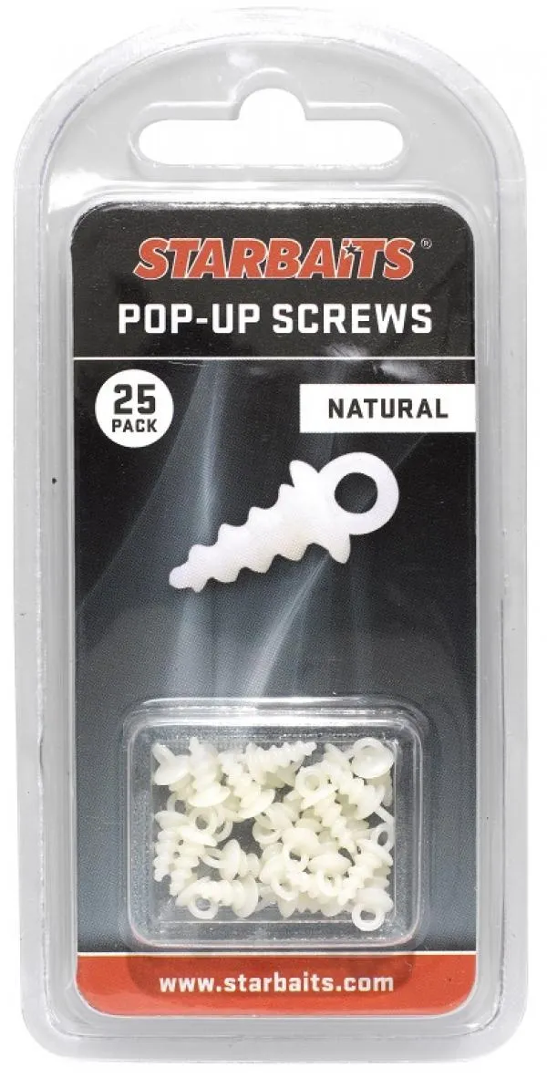 Pop Up Screws fehér (menetes bojli rogzítő) 25db