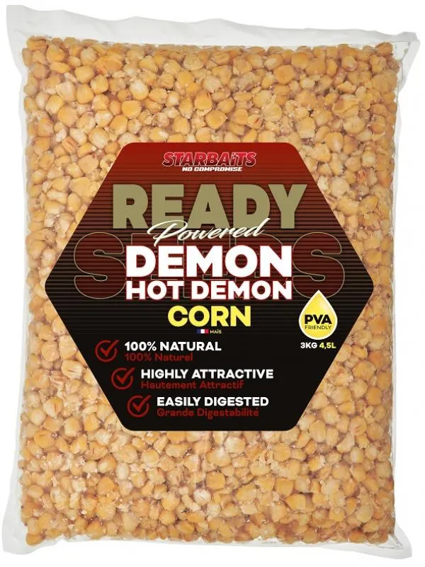 Starbaits Ready Seeds Hot Demon Corn 3kg kukorica