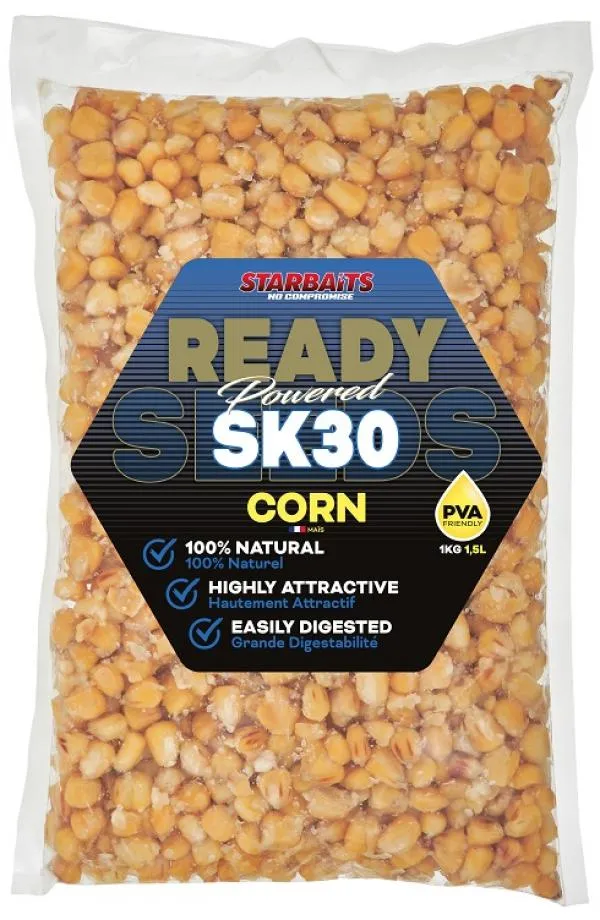 Starbaits Ready Seeds SK30 Corn 1kg kukorica