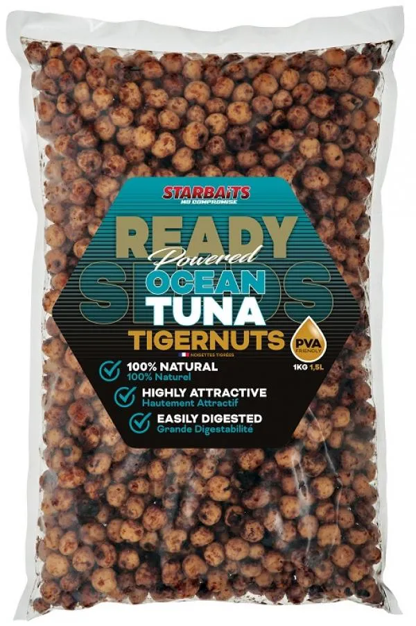 Starbaits Ready Seeds Ocean Tuna Tigernuts 1kg kukorica