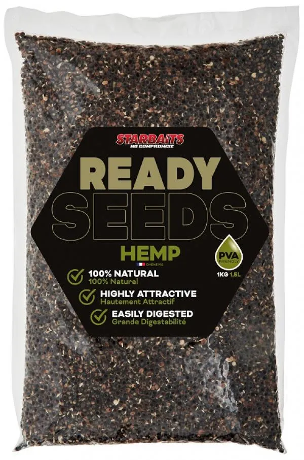 Starbaits Ready Seeds Hemp 1kg kender