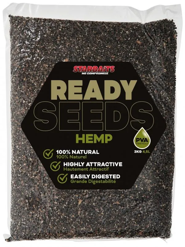 Starbaits Ready Seeds Hemp 3kg kender