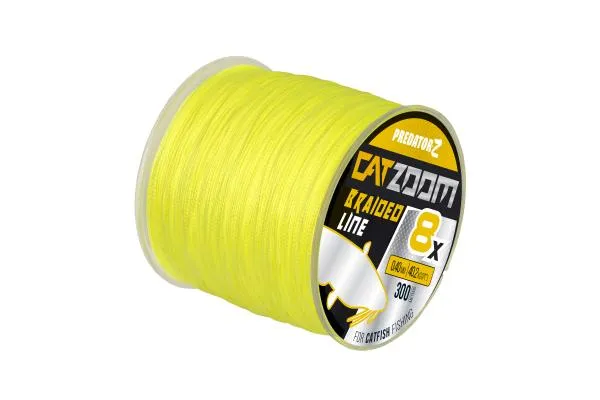 PZ CatZoom 8X fonottzsinór,  0,50 mm, 300 m, 49,8 kg, fluo zöld