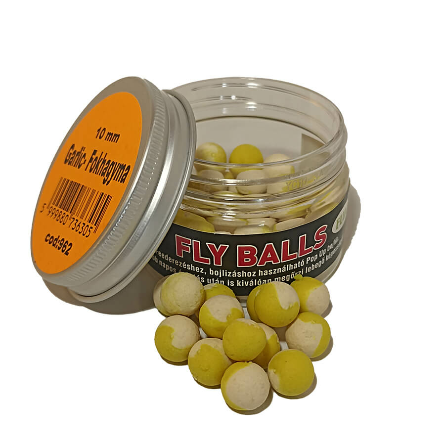 Garlic/Fokhagymás/ fly balls fluo 10mm - 30g