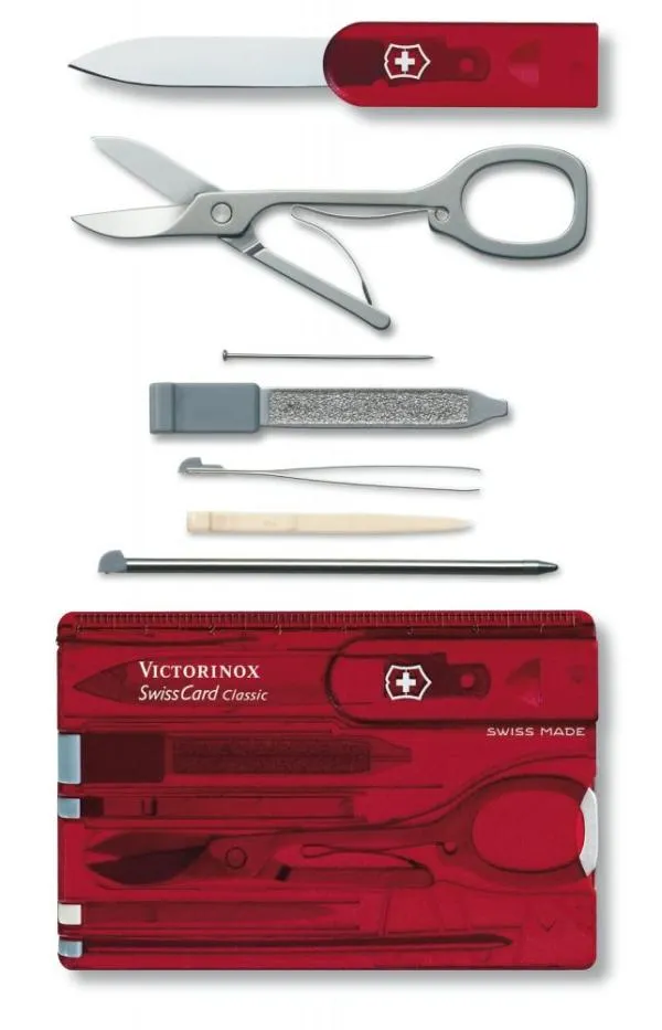 Victorinox Swiss card ruby (classic) multifunkcionális eszköz