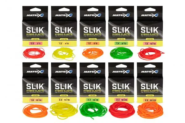 Matrix SLIK Elastic Size 6 - 8 (1.2mm) Orange rakósbot gumizás