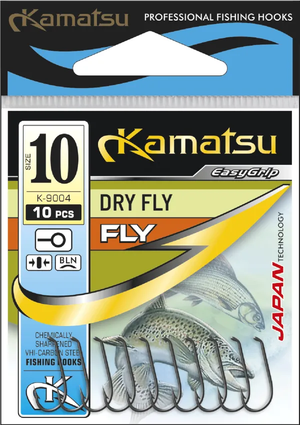 KAMATSU Kamatsu Dry Fly 10 Brown Ringed