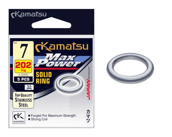KAMATSU Solid Ring Max Power K-2200 4mm 43kg SS