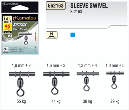 KAMATSU Sleeve Swivel 5+1.6 SS 29kg K-2163
