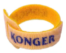 KONGER Yellow Velcro Tape for Rods Short 20cm no.3