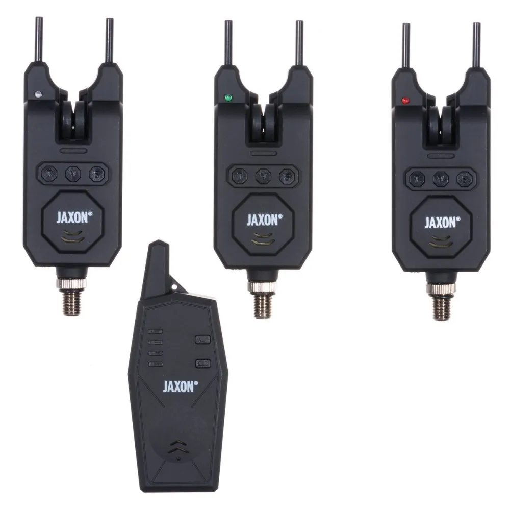 JAXON ELECTRONIC BITE INDICATORS SET XTR CARP SENSITIVE STABIL Receiver + 2 bite indicators