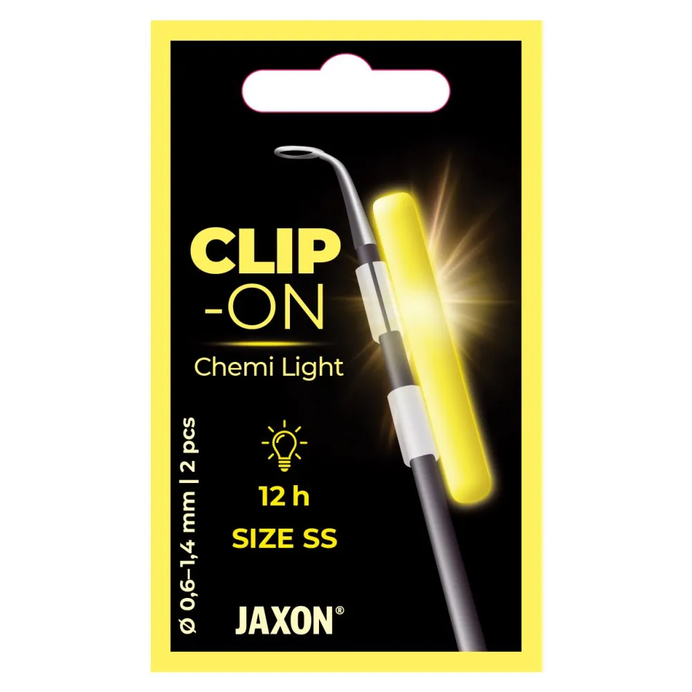 JAXON CLIP-ON LIGHTSTICK 1,5-1,9mm Yellow/green