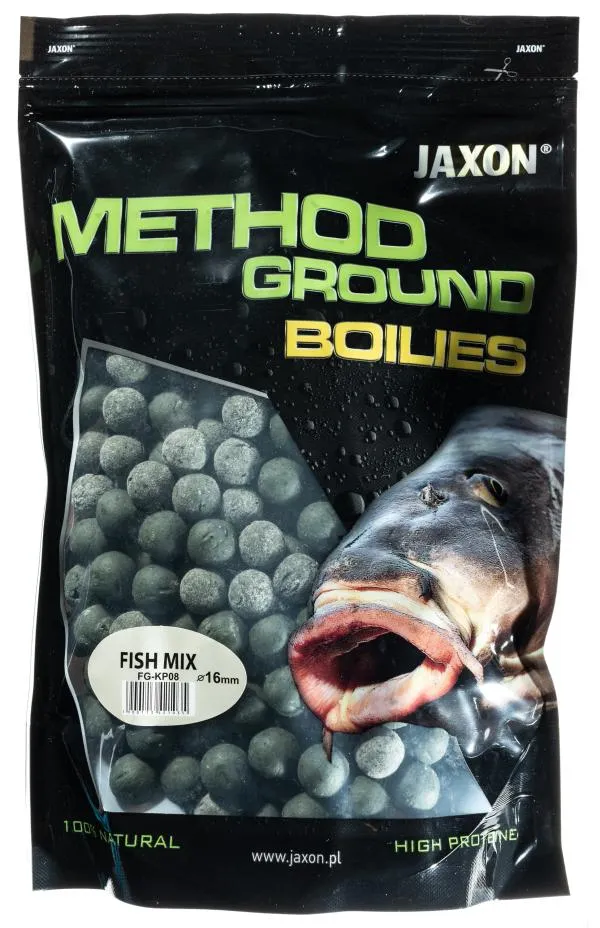 JAXON METHOD GROUND BOILIES FISH MIX 1kg 16mm