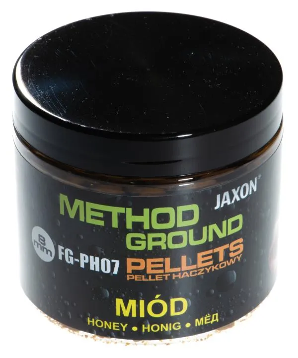 JAXON METHOD GROUND HOOK PELLETS HONEY 100g 8mm