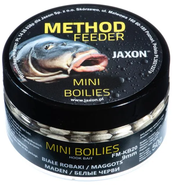 JAXON MINI BOILIES MAGGOTS 50g 9mm