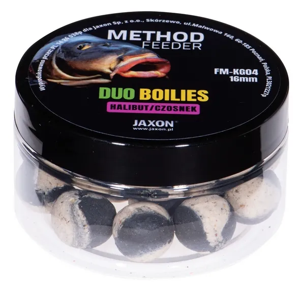 JAXON DUO-BOILIES METHOD FEEDER HALIBUT/GARLIC 5x40g 16mm