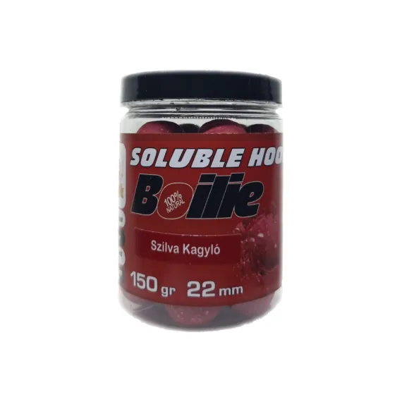 MBAITS Soluble Hook Boilie 22mm 150g Szilva Kagyló horog bojli