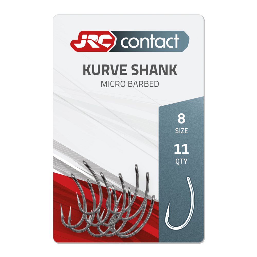 JRC Kurve Shank Carp Hooks size 8 - 11db pontyozó horog