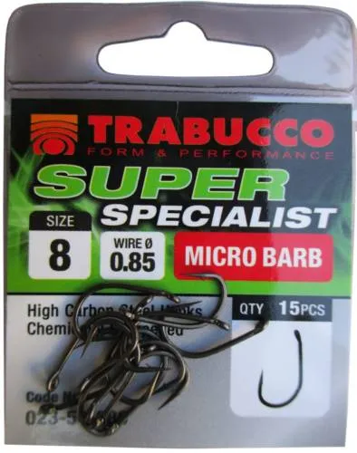 Trabucco Super Specialist 8 horog, 15db/csg