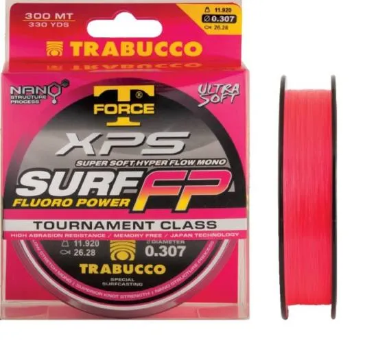TRABUCCO TF XPS SURF FLUORO POWER MONOFIL ZSINÓR 300m 0,25