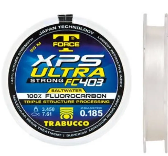 TRABUCCO T- FORCE XPS ULTRA FC403 SW 50m 0, 302, flurocarbon előkezsinór