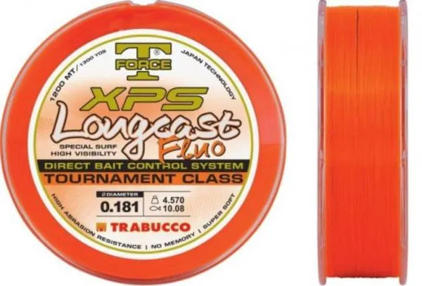 TRABUCCO TF XPS LONG CAST FLUO monofil zsinór 1200m 0,35mm
