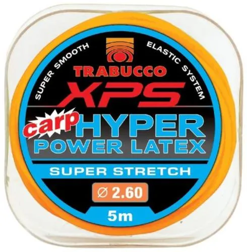 TRABUCCO XPS HYPER STERTCH POWER LATEX 2,6 mm 5m, rakós gumi