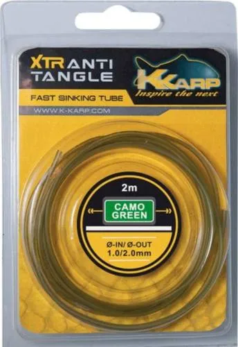 K-KARP XTR SINKING TUBE GREEN 200 cm 1,0-2,0mm, gubancgátló