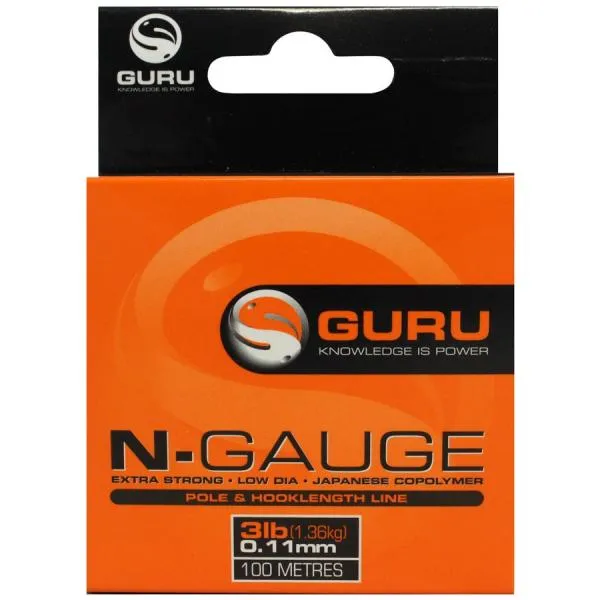 GURU N-Gauge 3 lb - 0,11mm - 100m