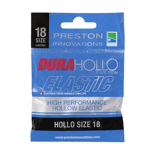 DURA HOLLO ELASTIC - SIZE 18 - BLACK (FEKETE 2,8mm)